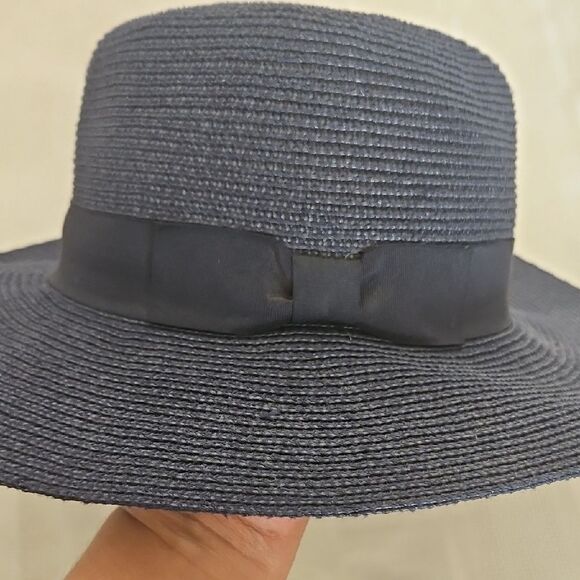 Banana Republic Navy Blue Wide-Brimmed Hat - Picture 14 of 16